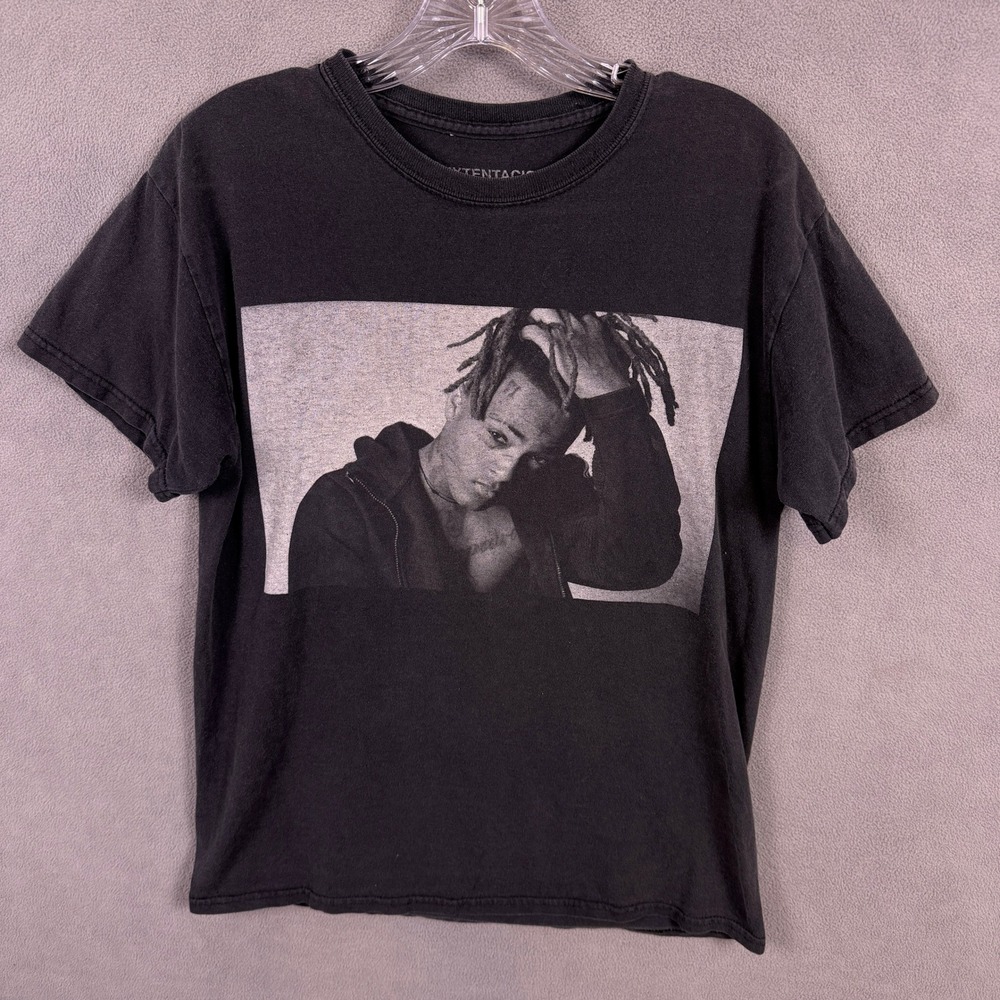 XXXTentacion Graphic T-Shirt Mens Medium Black Numb Quote Hip Hop Rap Tee